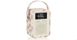 VQ Retro Mini Emma Bridgewater Rose & Bee -Stylish DAB/DAB+/FM Radio and Bluetooth Speaker